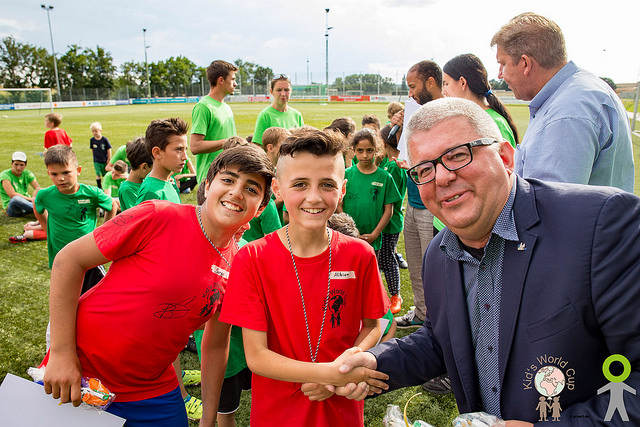 Kids Worldcup: Glückwunsch von Bürgermeister