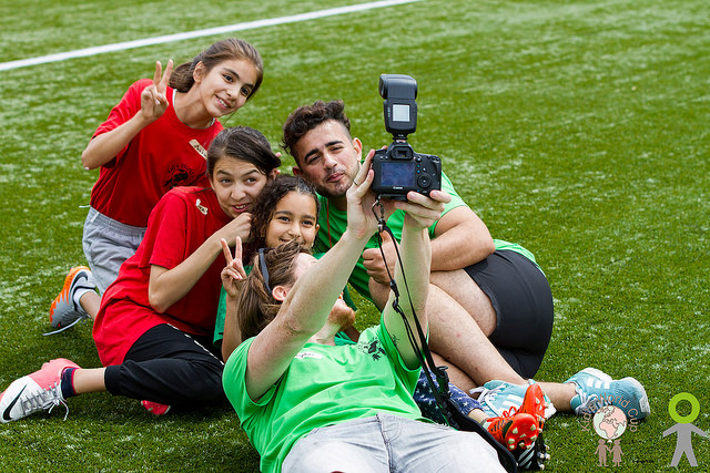 Kids Worldcup: Selfie muss sein