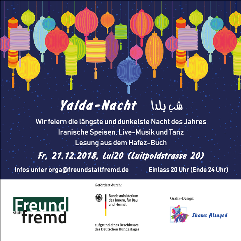Read more about the article Freund statt fremd feiert Yalda-Nacht