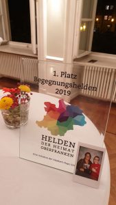 Platz 1 in der Kategorie Begegnungshelden 2019 für das Lui20.